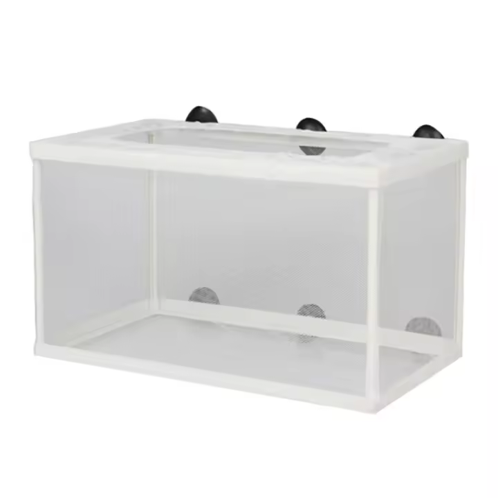 Caja De Cría Para Pez Separador De Juveniles Incubador De Hatching Red De Cría Con Ventosas Para Nuevo Natación De Clownfish - 1