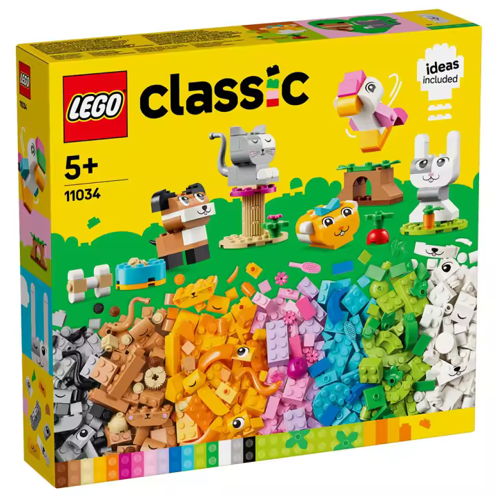 LEGO CLASSIC - MASCOTAS CREATIVAS, 11034, TIENDA CON LICENCIA OFICIAL - 1