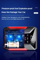 28000mAh Arrancador de batería de coche multifuncional, bomba de aire de, potencia de emergencia automotriz, inflador de neumáticos de 150PSI, Banco de energía con bolsa - details 12