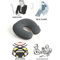 Almohada De Viaje En U Para El Cuello Almohada De Avión Para Dormir Rectangular De Poliéster 100% Recubrimiento De Espuma - details 3