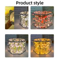 Lámpara De Espejo En Forma De Tulipán DIY Iluminación Nocturna 3D Hecha a Mano Regalo De Cumpleaños Con Luz LED - details 4