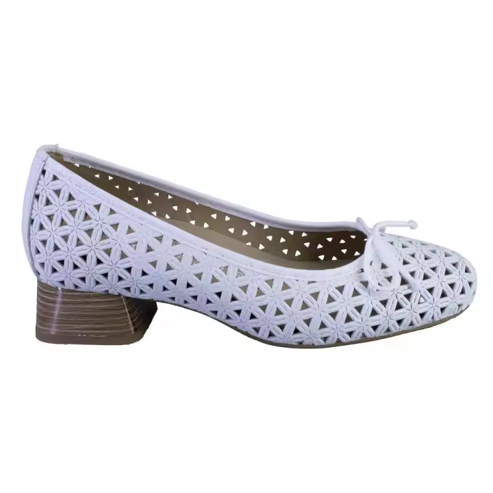 DCHICAS 4791 Zapatos de mujer blanco PIEL 523 - 1