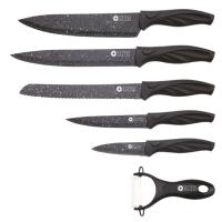 Set de 5 cuchillos Elite, De Acero Inoxidable y Pelador. Mango De Goma Ergonómico Con Agarre Antideslizante - details 0