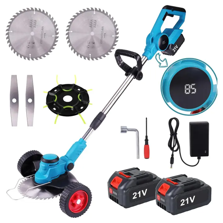 cortacésped eléctrico sin escobillas, cortacésped inalámbrico, recortador de ramas, cortador de poda de arbustos, herramientas de jardín para batería Makita de 18V - 1