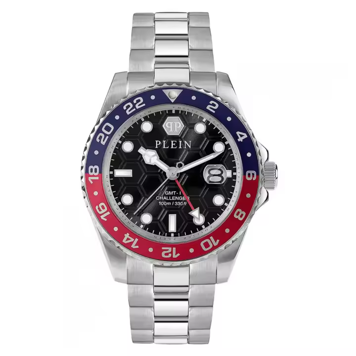 Philipp Plein Reloj de hombre GMT-I Challenger PWYBA0223 de acero - 1
