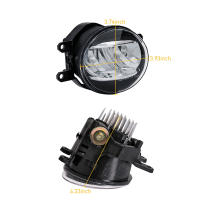 Luces De Foga LED Para Toyota Camry XSE SE 2018-2020 Con Interruptor De Cable 12V Luz Diurna DRL Super Brillantes Negro ABS+LED - details 3