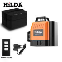 Nivel De Laser 3D HILDA Con 12 Líneas Auto-Nivelado 360 Grados Horizontal Y Vertical Rayo Verde Óptico Instrumento De Medición Potente - details 11