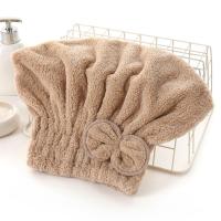 Toalla De Secado De Pelo De Microfibra Con Lazo Cubrecabezas Para Pelo Largo Y Rizado Regalo Turbanal Baño - details 1