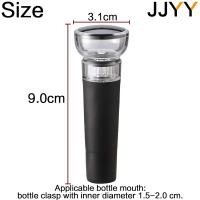 JJYY Preservador De Vino Plug De Tapa De Goma Negro Con Bomba De Vácuo Para Botellas Herramientas De Cocina Y Barra Manual Pulido Tipo De Cierre - details 6