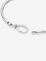 Pandora - Pulsera Pandora Moments with Cadena de serpiente y nude infinity-Plata de Lei - details 4