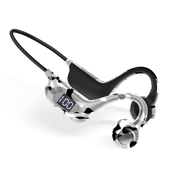 Auriculares Bluetooth de conducción ósea V5.3 gancho para la oreja Conducción ósea Deportes inalámbricos al aire libre - 1