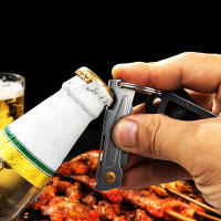 Cuchillo Plegable SANRENMU 431S Con Abertura De Botella Y Agujero Para Llavero Hoja De Acero Inoxidable 12C27 EDC Portátil Para Camping Y Uso Diario - details 10
