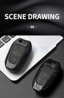 Funda De Llave De Coche En Fibra De Carbono ABS Para Peugeot 106 107 206 207 306 307 406 407 Citroen C1 C4 Protector De Llave De Accesorios - details 8
