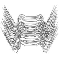 50pcs Clips De Acero Inoxidable Para Ventanas De Vidrio En Invernadero Verde Herramienta De Jardín Para Paneles De Vidrio - details 2