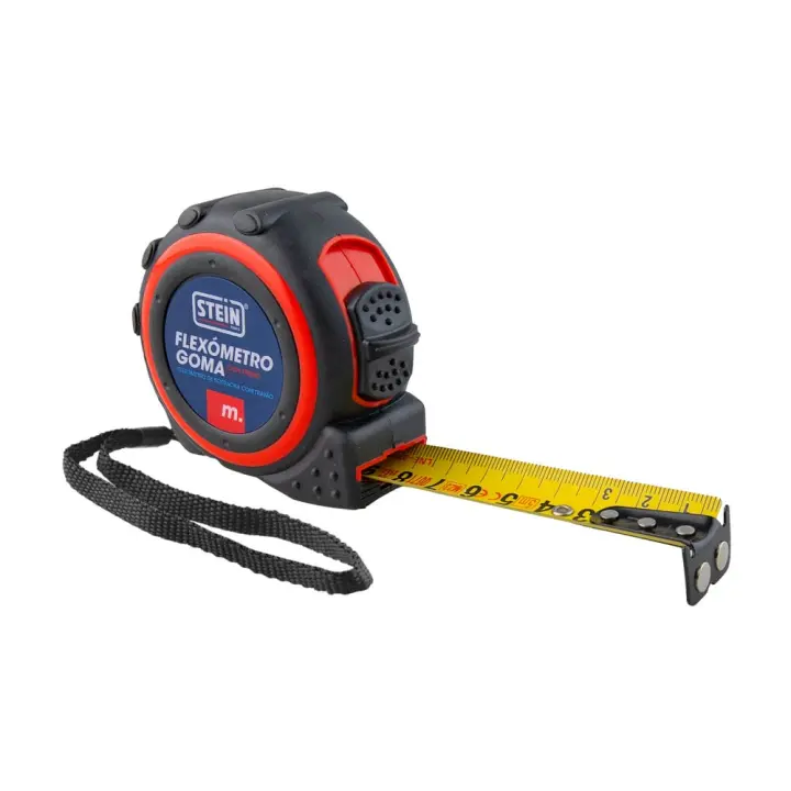 Flexómetro Stein con Funda de Goma 5m x 25mm con Imán - 1