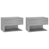 Vidaxl Mesita de Noche de Pared Pack 2 Unidades - details 7