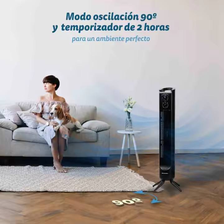 Torre de ventilación de 81cm 3  velocidades TF-324LNG y 45W negro - 1