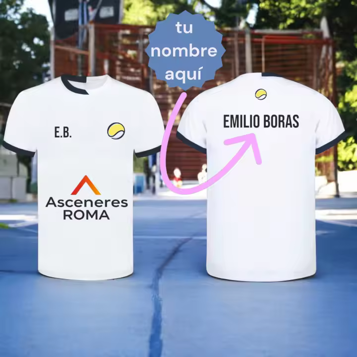 RegaloVip.es - Camiseta Personalizada, Camiseta técnica, pádel, tenis, futbol, running, maratón, camiseta con tu nombre. Camiseta hombre pádel. equipación de ligas - 1