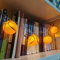 Cadena De Luces LED De Baloncesto Para Navidad Decoración De Jardín Y Fiesta De Año Nuevo Lámpara De Ambiente Para Habitación Color Calido Tamaño 1.5m10led 3m20led 6m40led - details 6