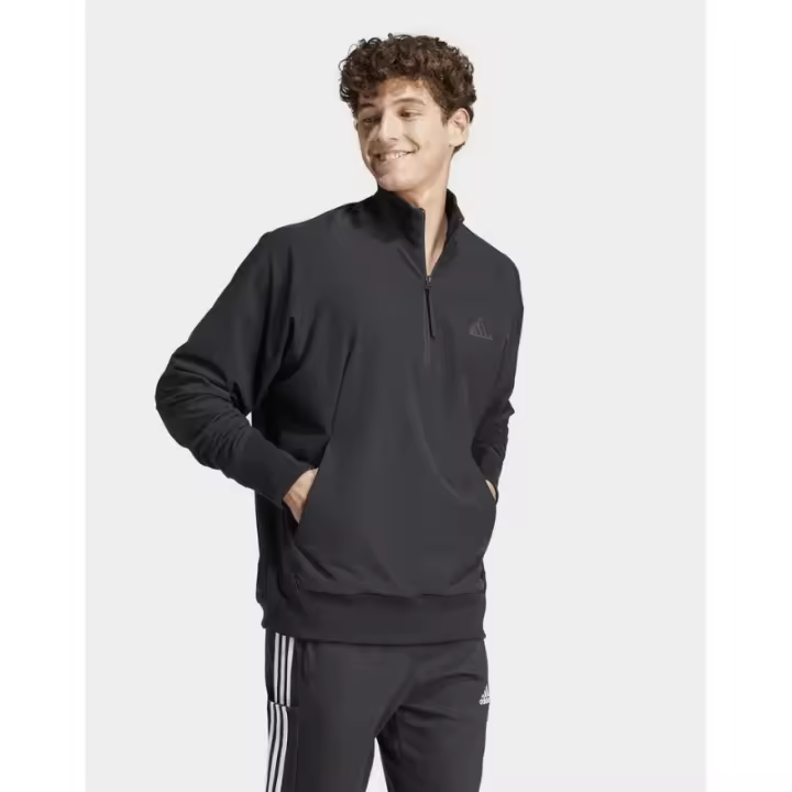 SUDADERA ADIDAS MEDIA CREMALLERA ZNE ANTRACITA - 1