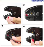 Juego De Herramientas De Prensa 8 En 1 YFX Interchangeable Para Conectores De Tubo Contraido No Aislado Barrelo Abierto Ferrules Pliers De Acero Al Carbono - details 7