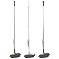 Cepillo De Piso 3 En 1 Con Mango Largo Y Cepillo Ajustable Herramientas De Escobilla Para Limpieza De Cocina Y Baño Con Mágica Escoba Y Cepillo De Níquel - details 13