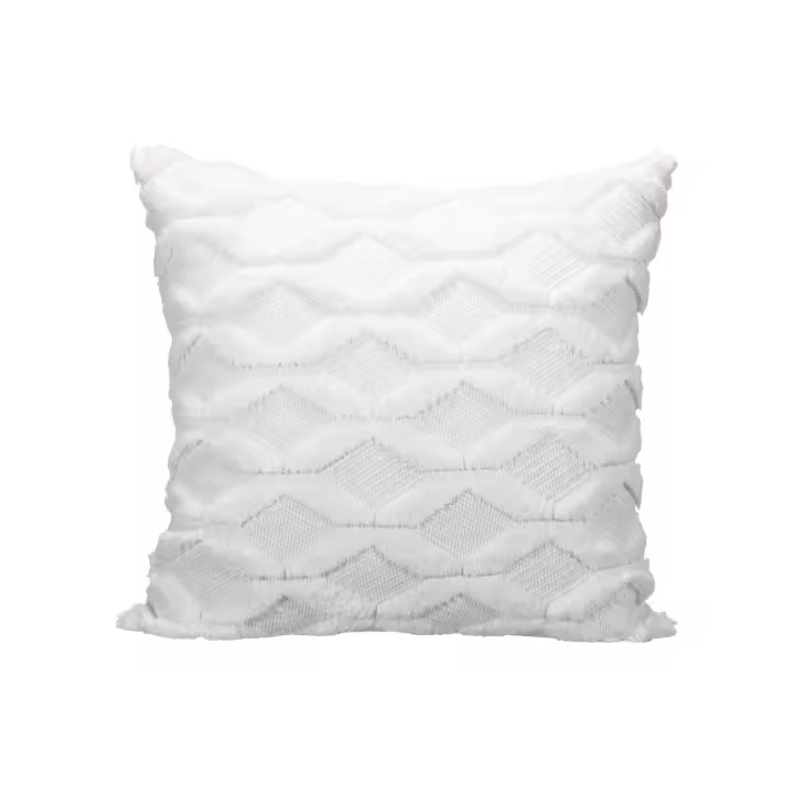 Forma de la cintura de felpa Cojín Cojín Funda de almohada Invierno Sala de estar Sofá Funda de cojín - 1