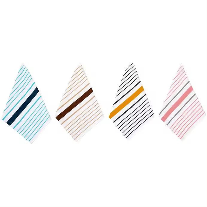 Pack 4 Paños de Cocina 40X70 cm 100% Algodón Rizo Multicolor Dhestia Home Comprar Pack 4 Paños de Cocina 40X70 cm 100% Algodón Rizo Multicolor 00434 - 1