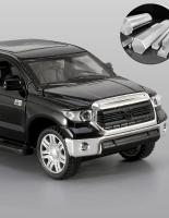 Toyota Tundra Pickup Truck 1:32 En Miniatura Modelo De Camión Todoterreno En Metal Con Sonido Y Luz Vehículo Diecast Para Juguete - details 2