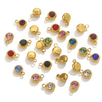 20pcs Encantos De Acero Inoxidable 6mm Para Joyería DIY Pulseras Collares Pendientes Encantos De Charms Findings Para Creación De Joyas - details 1