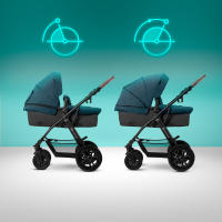 Kinderkraft Carrito Xmoov 3 en 1 con MINK PRO de Bebé 2023 2 Piezas Desde 0 meses hasta 22 kg - Capazo y silla de paseo - details 4