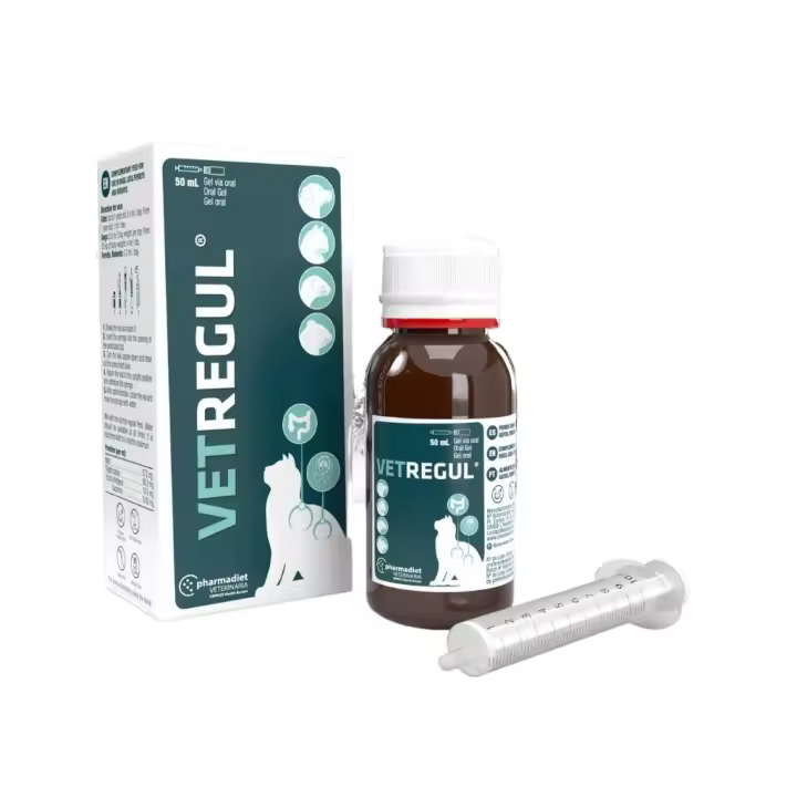 PHARMADIET - Vetregul (50 ml) - Fórmula con nutrientes que ayudan al sistema intestinal - 1