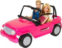 Barbie - Muñeco Ken y muñeca Barbie con su coche de playa Mattel CJD12 - details 1