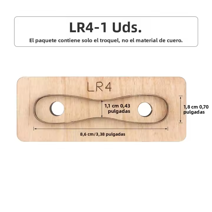 QJH Molde De Corte Para Cremalleras Y Cuero Herramienta De Artesanía De Cuero Cortadores Manuales Para Cremalleras De Bolsos - 1