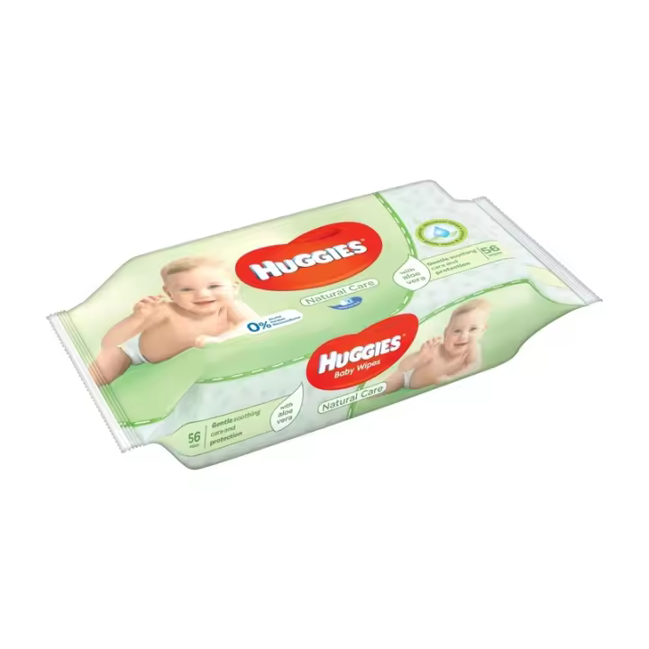 TOALLITAS HUGGIES EXTRA CARE 56 UNIDADES - 1