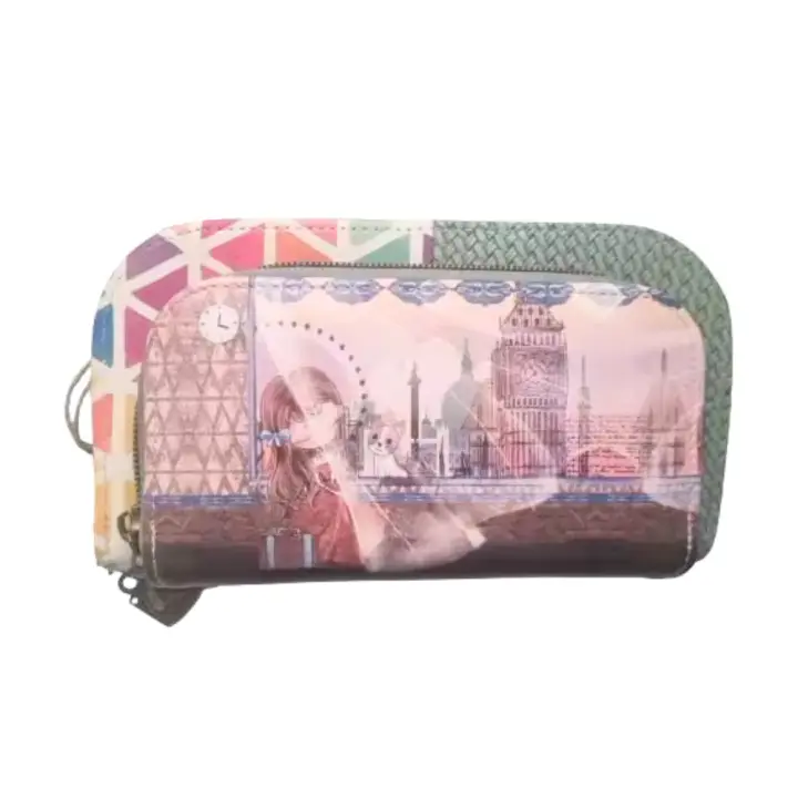 Bolso Sweet Candy, Cartera Sweet Candy, Monedero Sweet Candy, Multiusos (Puedes colgártelo), Cuero Sintético 100%, Suave, Color Verde, Sweet Candy - Kiglam - 1