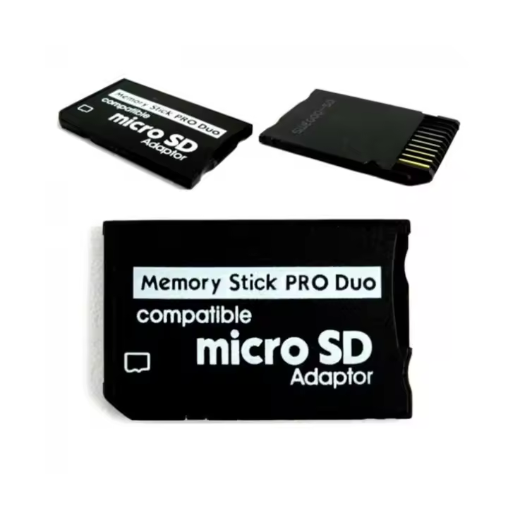 IMATICA LOS PALACIOS Adaptador Memory Stick Pro Duo MS para PSP - Tarjeta Adaptador Convertidor - 1