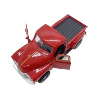 Mini Camión Rojo Clásico 11cm Juguete De Colección Vehículo De Acción Con Retroceso Aleación De Metal Regalo De Navidad Para Niños - details 13