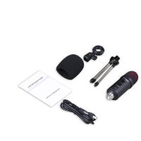 Micrófono De Grabación USB Para Computadora Y PC Condensador Con Control De Ganancia Y Eco Para Estudio Doméstico Plug And Play - details 7
