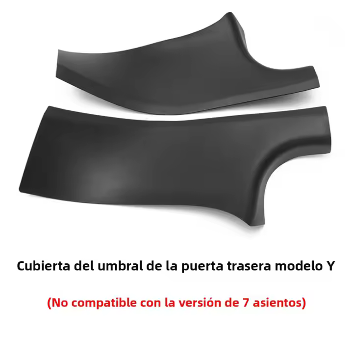 2pcs Guardabarros Traseros Para Tesla Model Y Protector De Panel Anti-Resbalón Funda De Pared Para Puerta Delantera Accesorios De Coche - 1