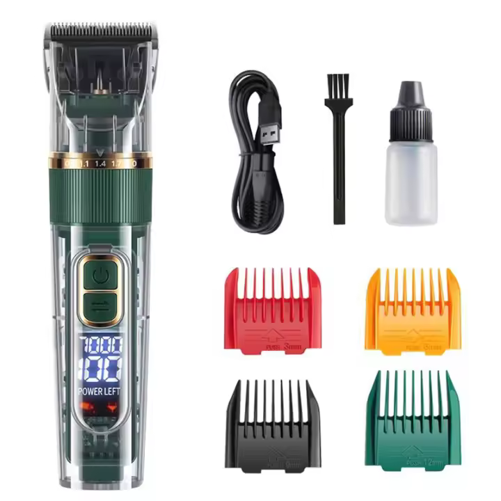 Mascotas pelo eléctrico Clipper perro belleza Clipper máquina de afeitar conjunto completo impermeable multifuncional limpieza suministros - 1