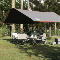 vidaXL Lona de camping impermeable 420x440 cm lona impermeable Color Azul,  Gris,  Verde y mas - details 1