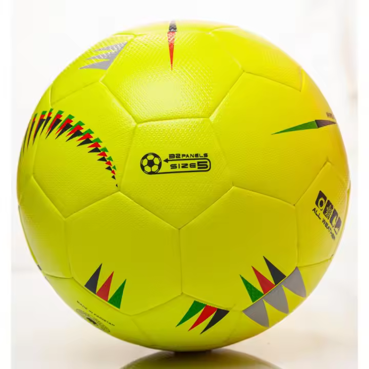 KASIAN Balón Fútbol KS444, Unisex, Control y Resistencia con Tecnología Hypercell, Ideal Competición de Alto Nivel, Presión Constante, TPU de Alto Rendimiento, Color Amarillo - 1