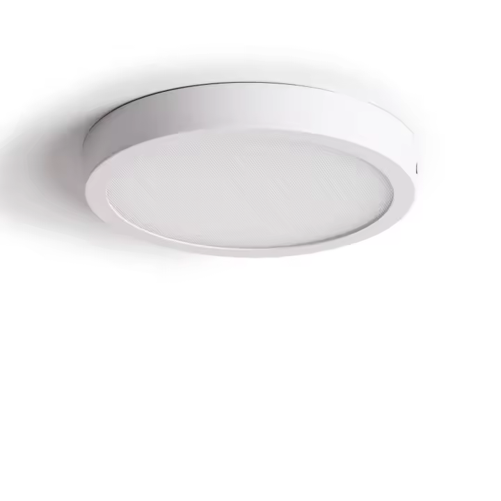 Ledkia Plafón LED 18W Circular Superslim CRI90 Microprismático CCT Seleccionable UGR17 Ø205 Mm - Ahorro Energético - 1