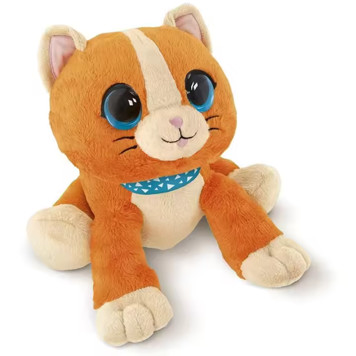 Gato mascota interactivo Peekaboo con sonidos color naranja de Chicco - 1