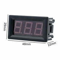 Voltímetro Digital Impermeable DC4.5V-30V Para Coche Barco Motocicleta Pantalla LED De 0.56 Pulgadas Mini Prueba Panel Amperímetro - details 8
