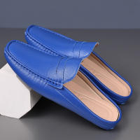 Zapatos Casuales De Verano Para Hombre YRZL Mocasines De Cuero Hechos a Mano Moda Driving Pantuflas De Conducción Slip on Loafers Para Exteriores - details 4