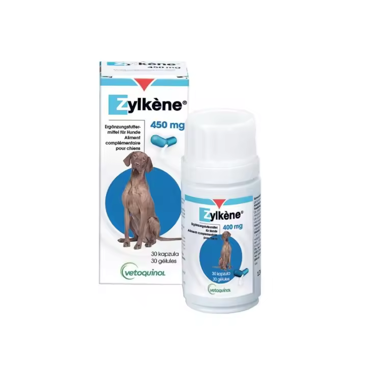 VETOQUINOL - Zylkene (450 mg) - Tranquilizante Natural para Perros de Raza Grande (15-60 kg) (30 Cápsulas) - 1