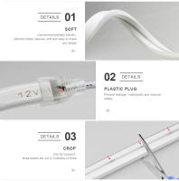 Tira De Luz Neón LED Tuya Smart Life Control WiFi DC12V SMD 2835 120LEDs/M Flexível Tubo Lámpara Trabaja Con Alexa Google Home - details 6