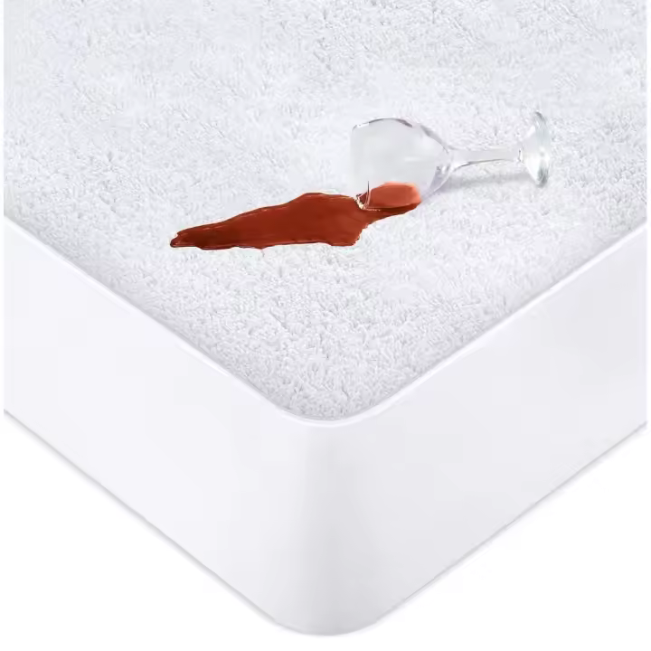 JIMENÉZ HOME Protector Colchon Impermeable y Transpirable de Rizo | Ajustable y Absorbente - 1